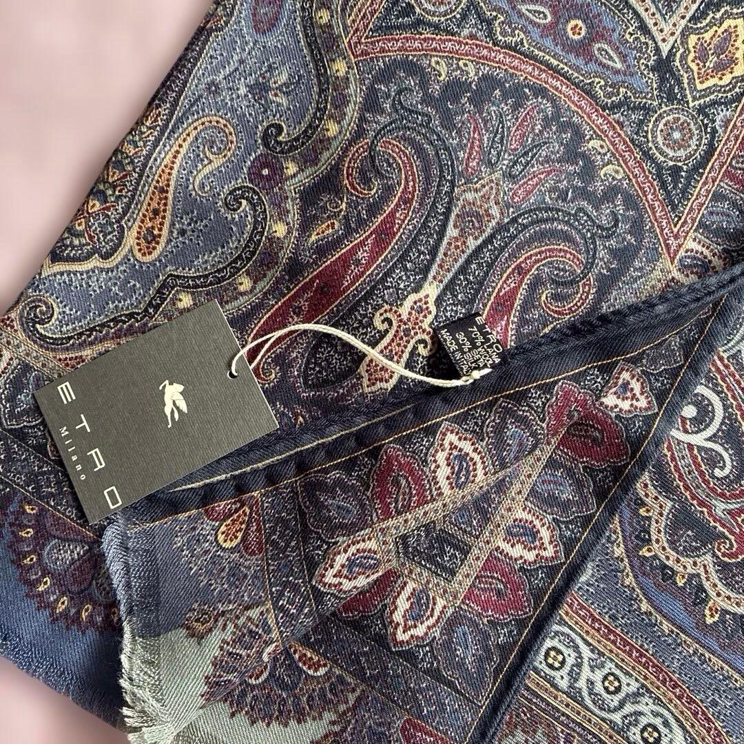 ETRO ペイズリー柄 ストール/マフラー　新品タグ付き　ユニセックス