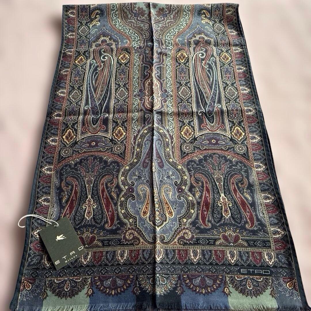 ETRO ペイズリー柄 ストール/マフラー　新品タグ付き　ユニセックス