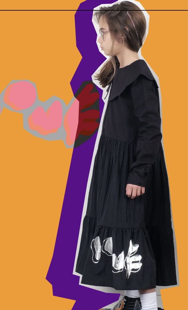 値下げ⭐︎wolf & Rita 2022AW ワンピース 8Y フォーマル