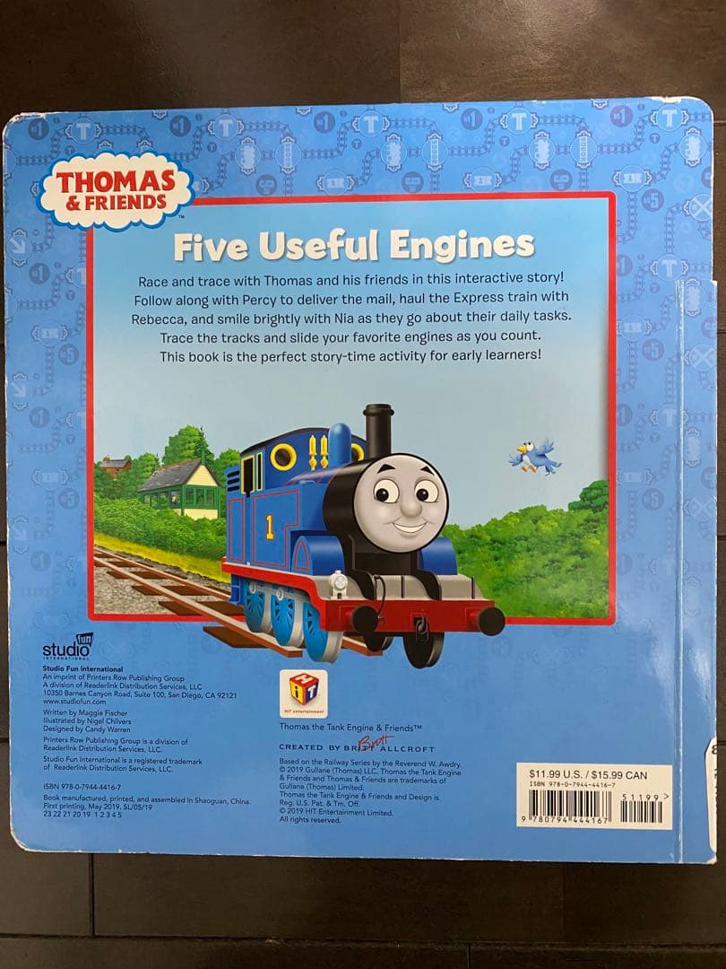 新品 海外版 トーマス 英語 Busy Books 3冊セット フィギュア10体