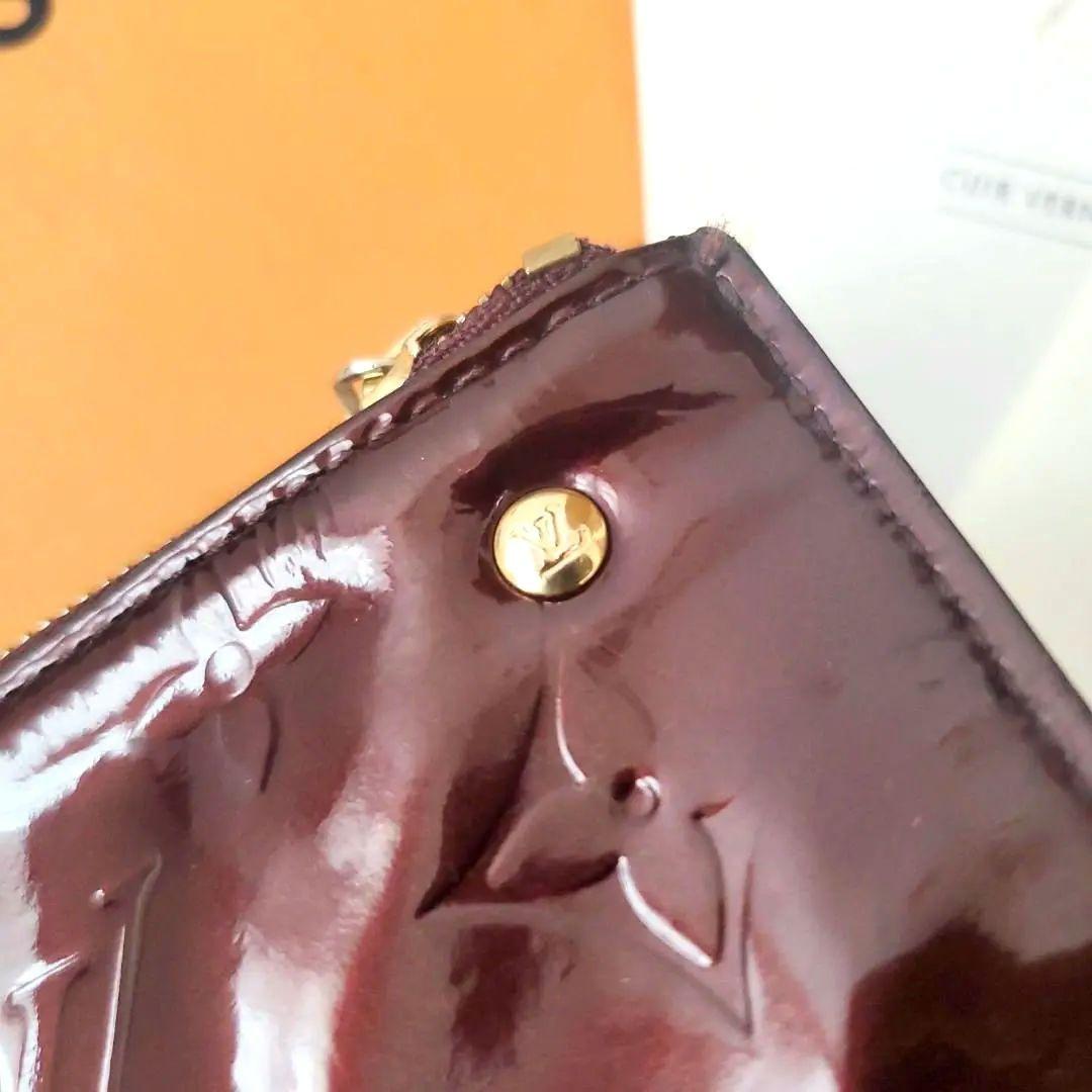 美品 幻のモデル ルイヴィトン 小銭入れ ケース ヴェルニ アマラント