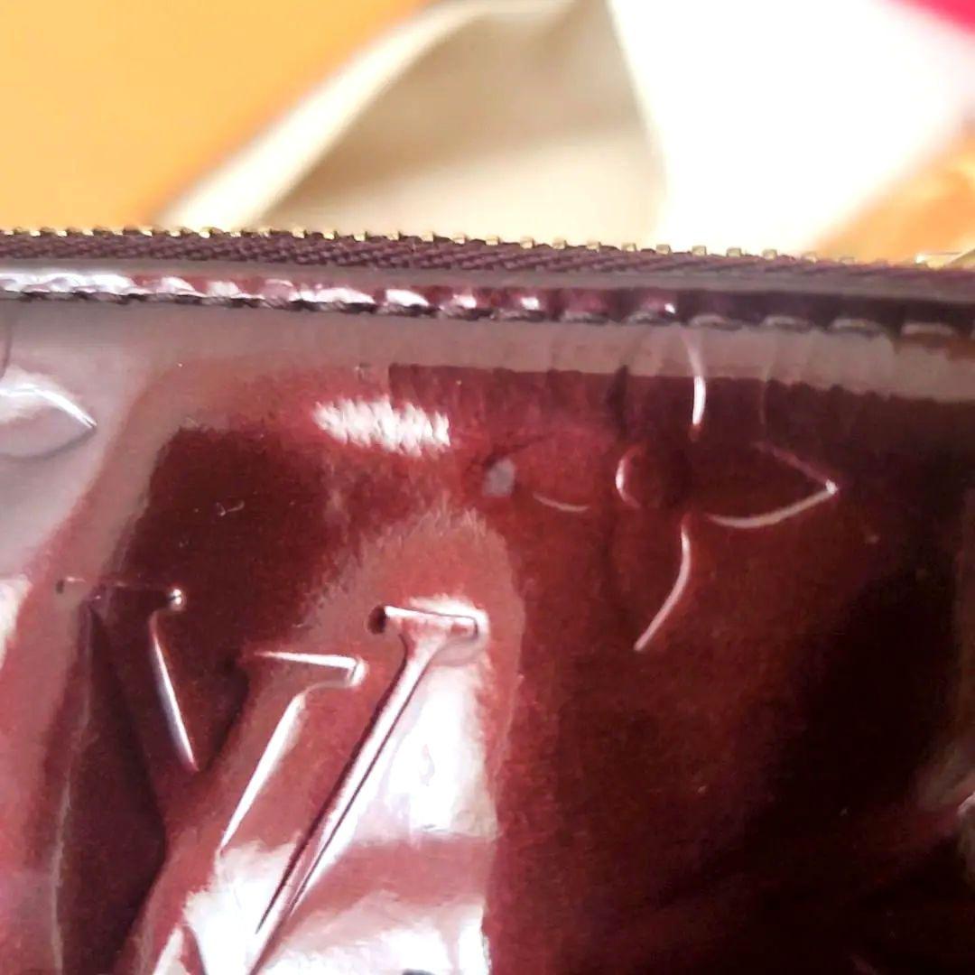 美品 幻のモデル ルイヴィトン 小銭入れ ケース ヴェルニ アマラント