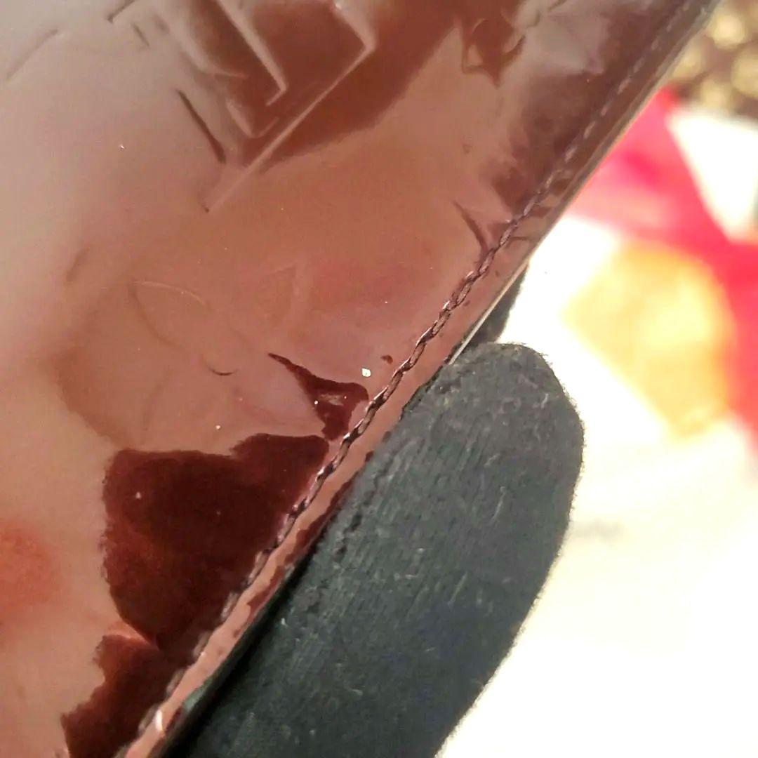 美品 幻のモデル ルイヴィトン 小銭入れ ケース ヴェルニ アマラント