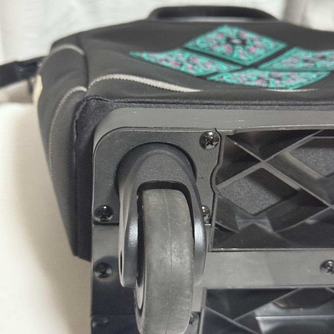 未使用級✨スワニー Michiko Kuge キャリーバッグ ブラック 刺繍