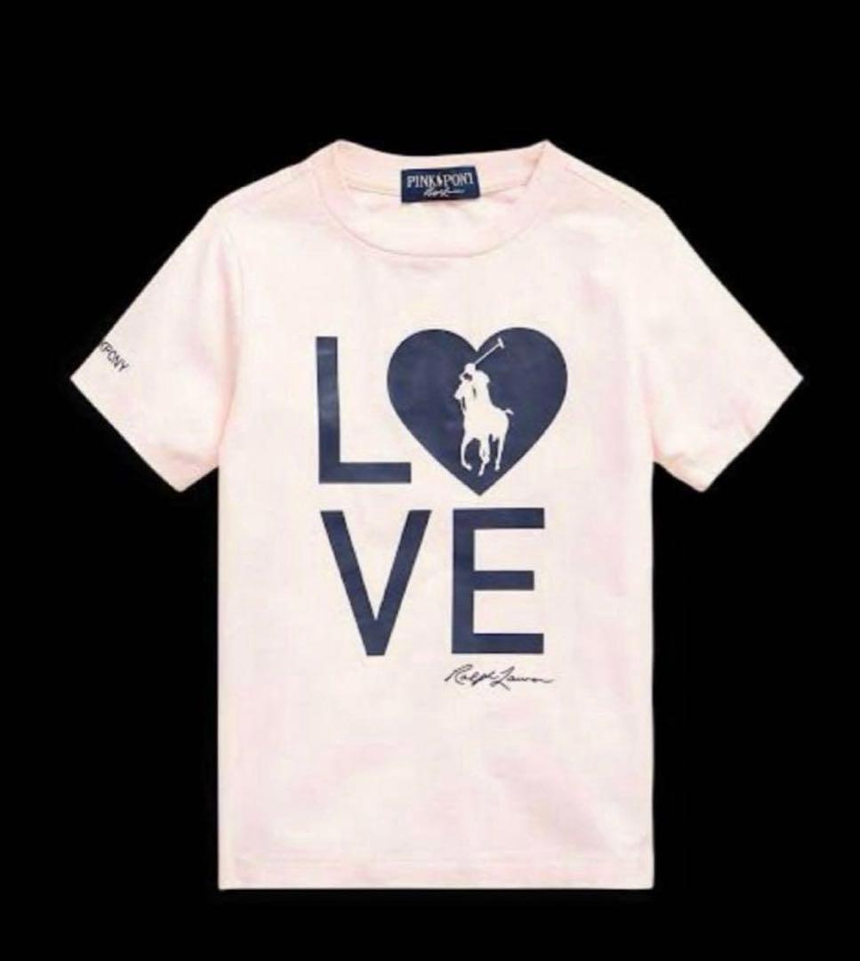 PINK PONY LOVE Tシャツ Mサイズ ピンク　ラルフローレン　ポロ
