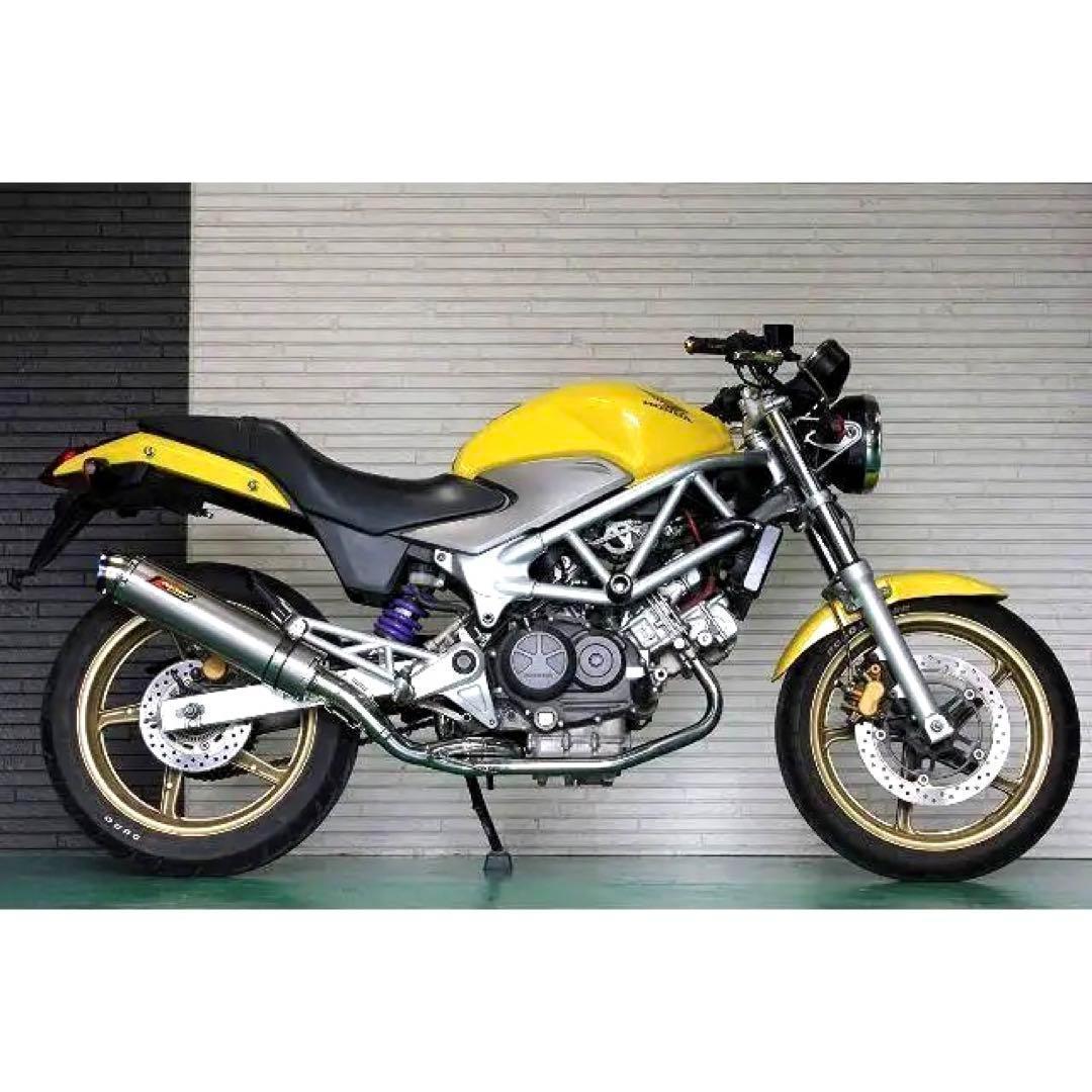 VTR250 MC33 FI 用 チタン マフラー メテオ リアルスピード