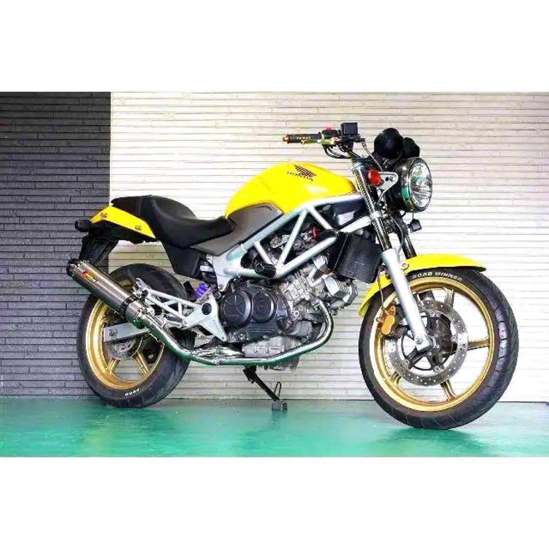VTR250 MC33 FI 用 チタン マフラー メテオ リアルスピード