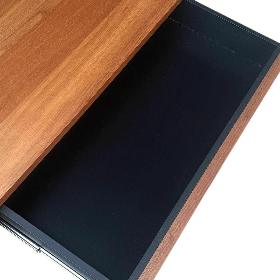 モリタインテリア TONO リビングテーブル デスク 引出 ウォールナット