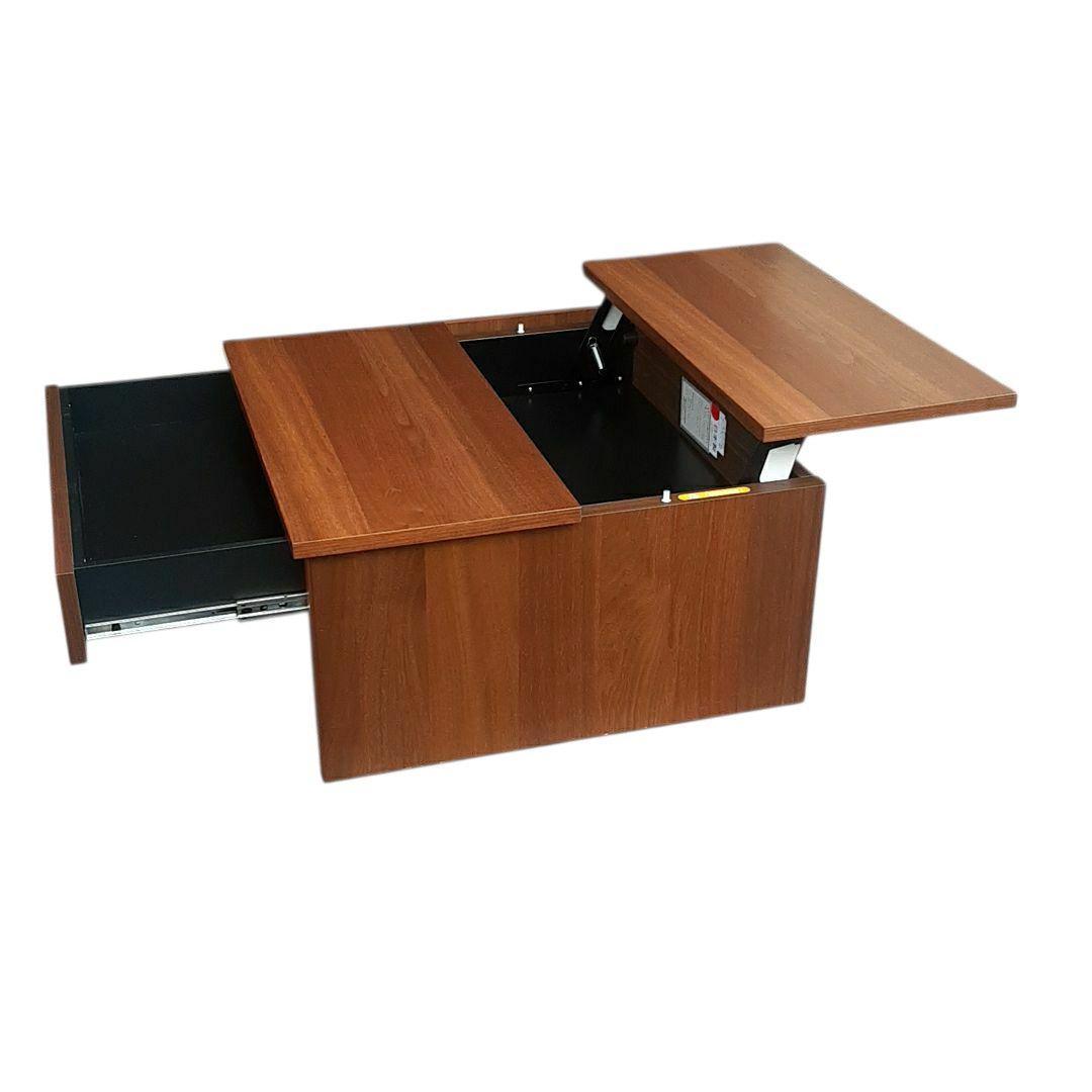 モリタインテリア TONO リビングテーブル デスク 引出 ウォールナット