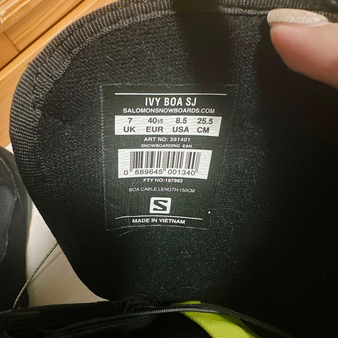 スノーボードブーツ　サロモン　レディース