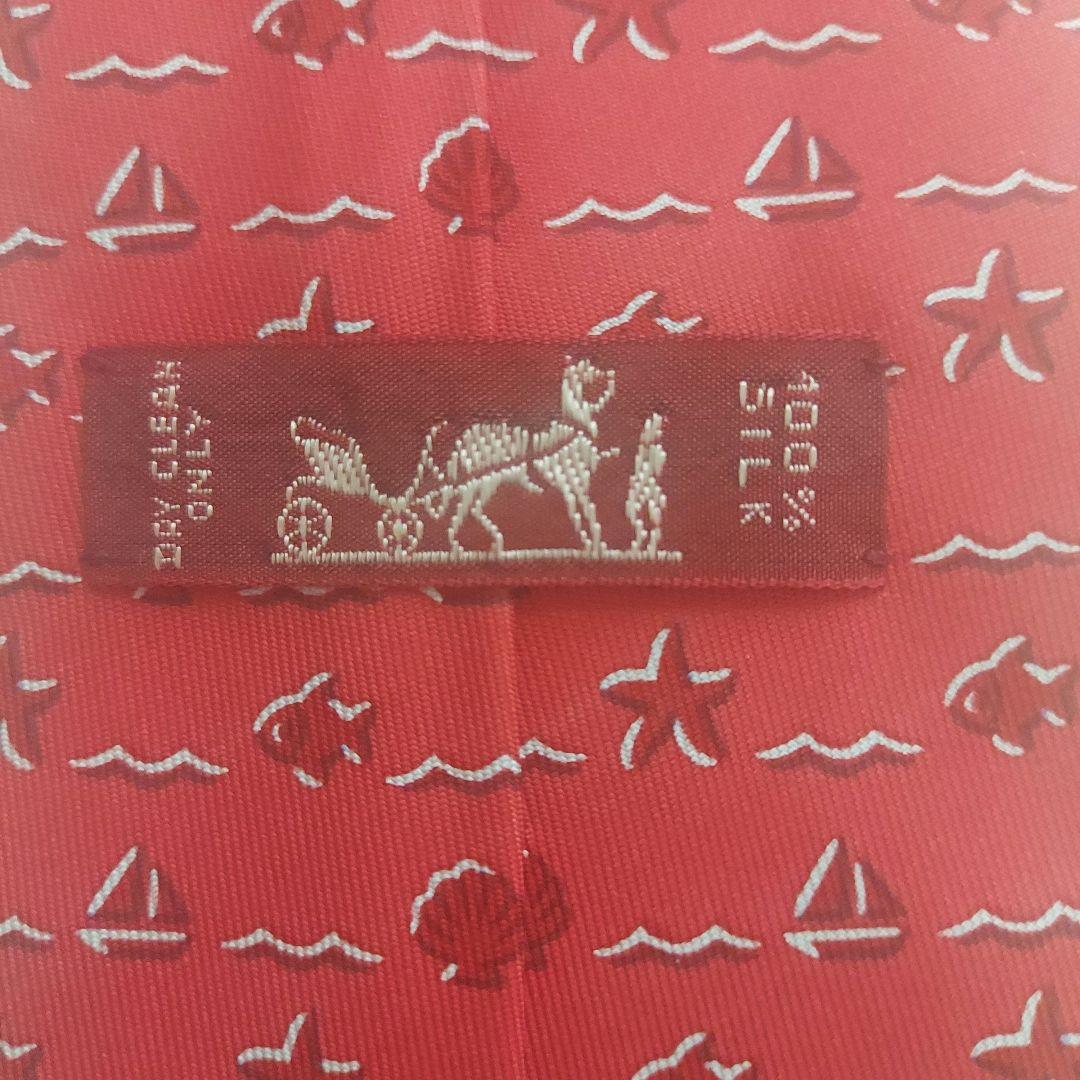 【美品】【未使用】HERMES　エルメス　ネクタイ