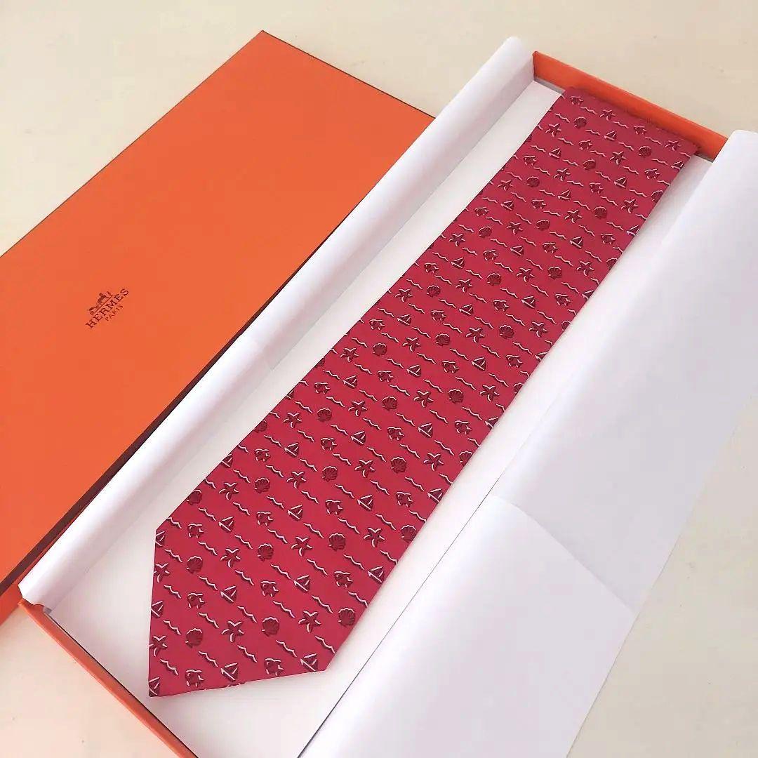 【美品】【未使用】HERMES　エルメス　ネクタイ