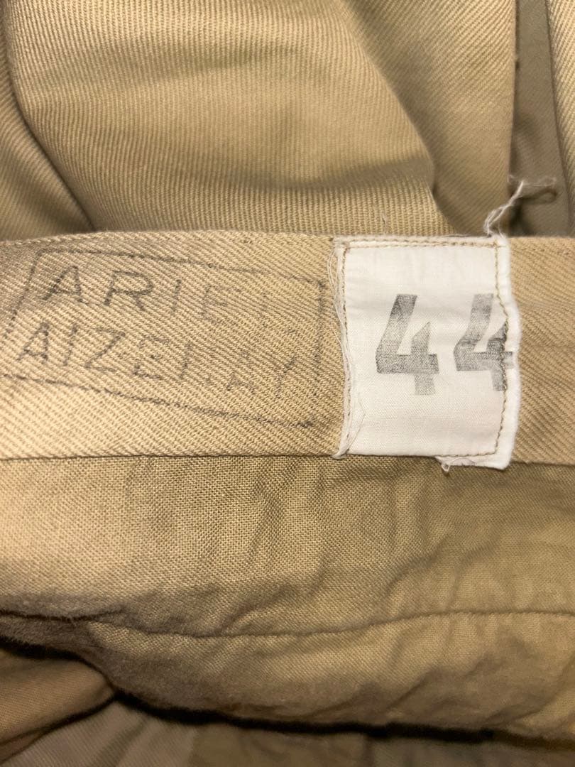 フランス軍 M-52 ヴィンテージパンツ チノ 実物 サイズ44