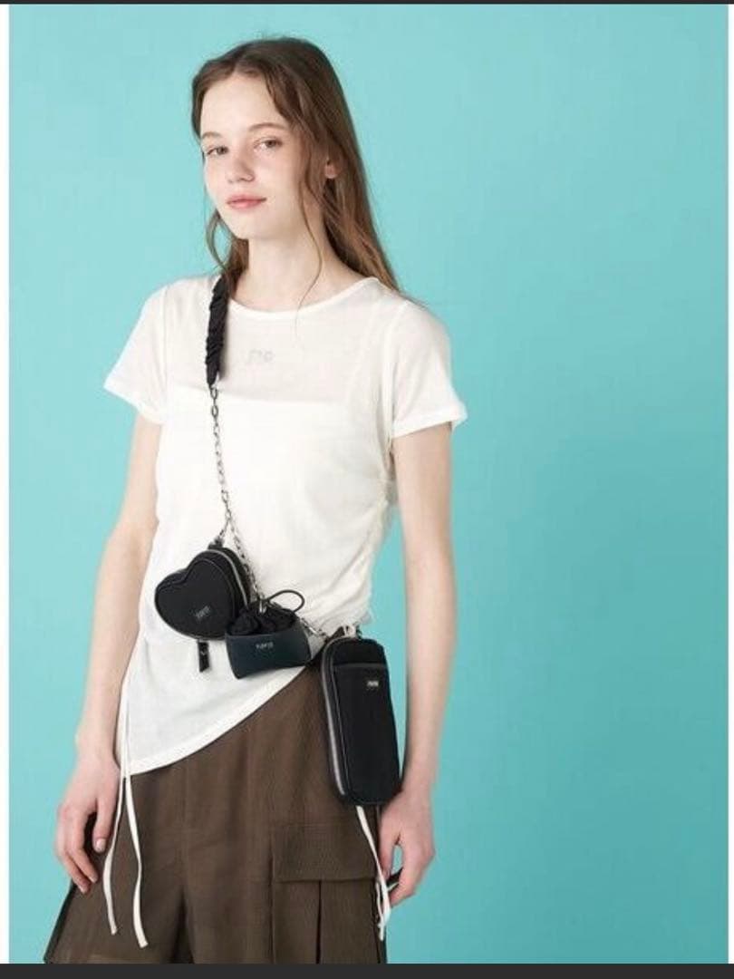 新品未使用 FURFUR マテリアルコンビ3SETショルダーバッグ