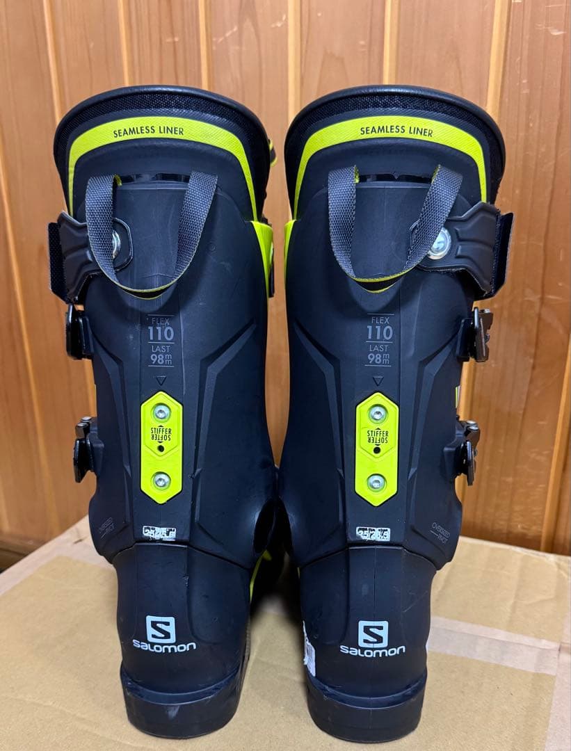 サロモンスキーブーツ　S/Max 110 25/25、5cm ラスト98mm