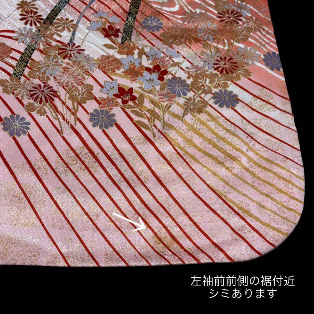 豪華　振袖5点セット　トールサイズ　古典柄　裄丈69cm　163〜173　成人式