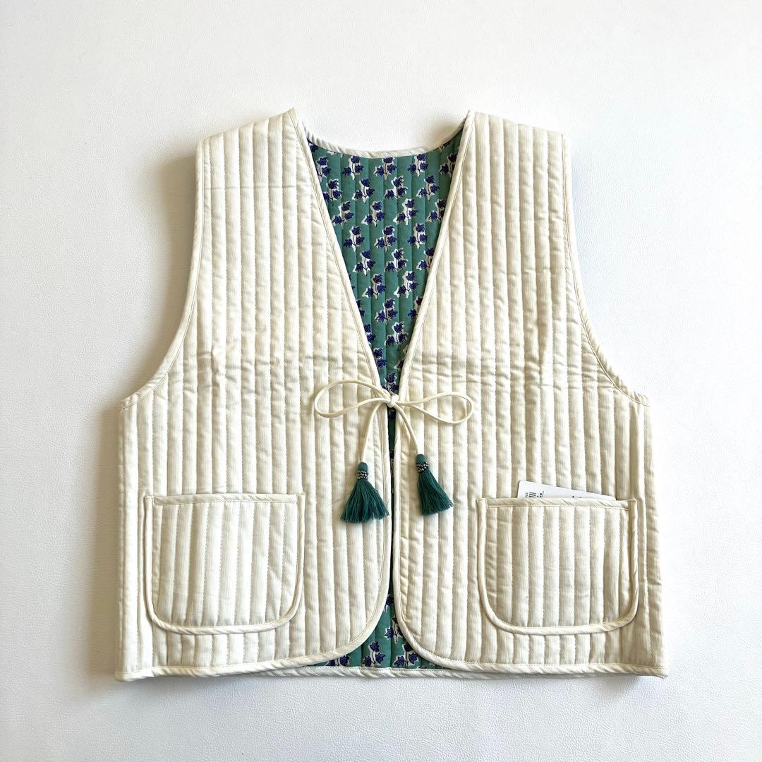 【新品未使用】アーバンリサーチドアーズ　洗えるキルティングベスト2024ss