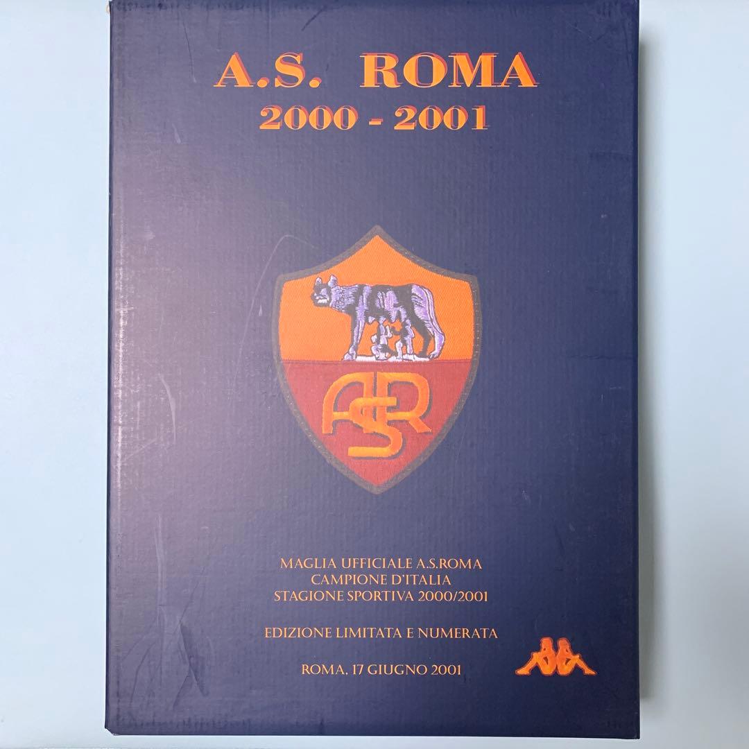【シリアルナンバー入】ASローマ00-01さシーズン優勝記念ユニフォーム