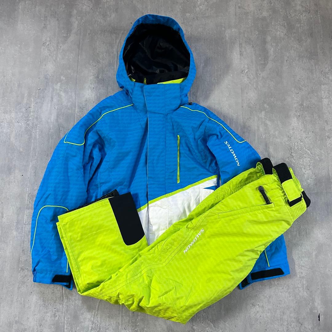 C123 SALOMON スキーウェア 上下セット メンズ XS S スノボ
