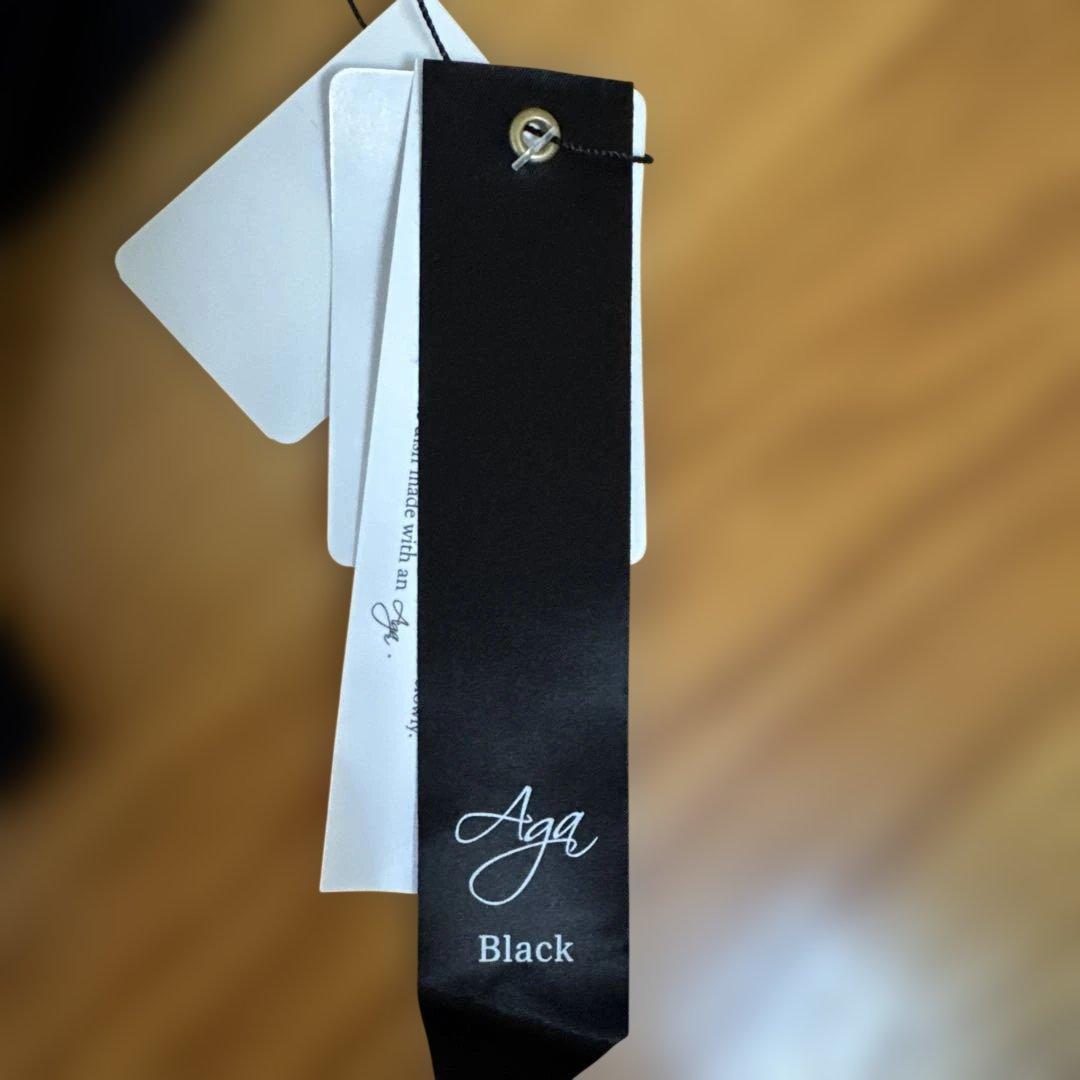 ヤマダヤ　Aga blackノースリーブ 黒 ロングワンピース