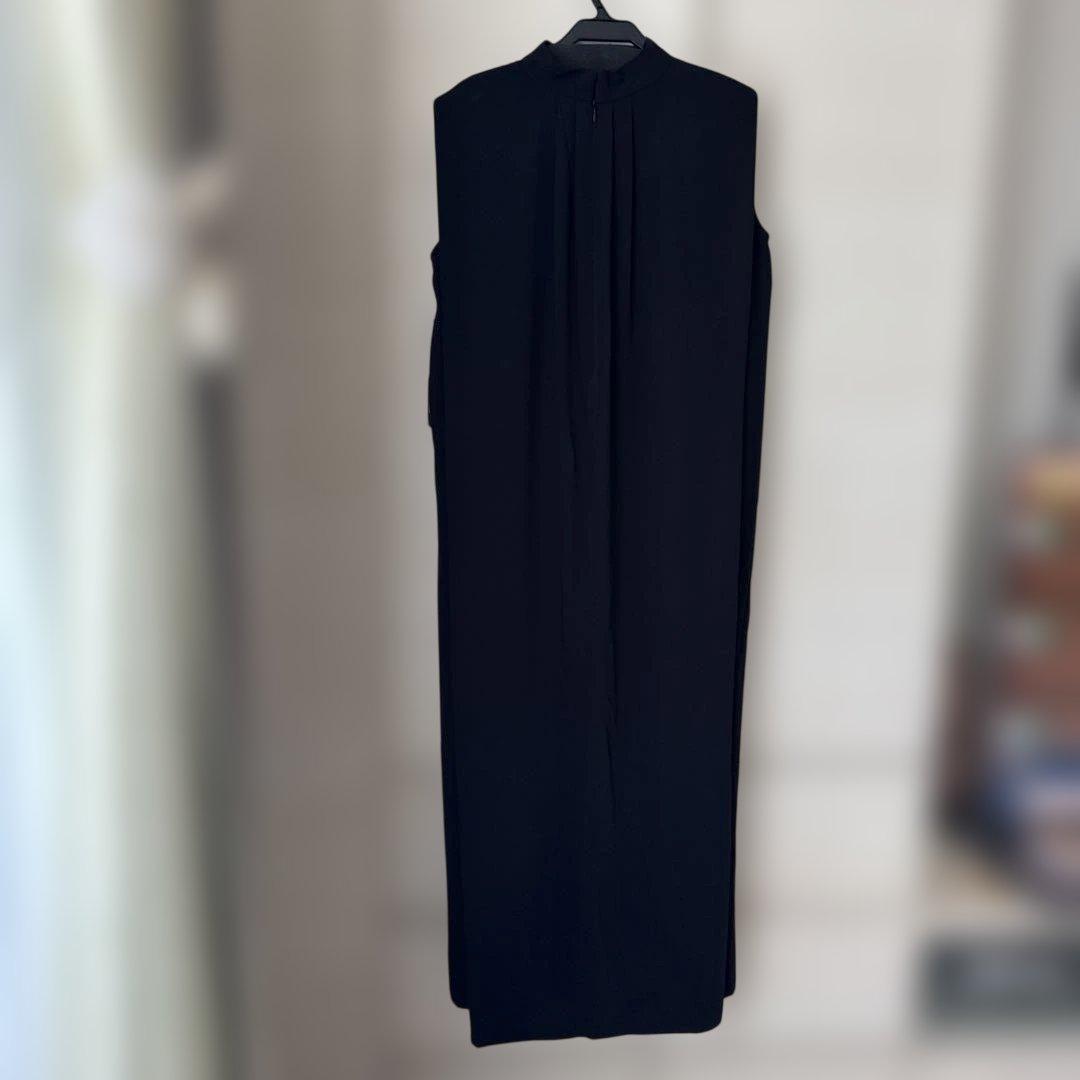ヤマダヤ　Aga blackノースリーブ 黒 ロングワンピース