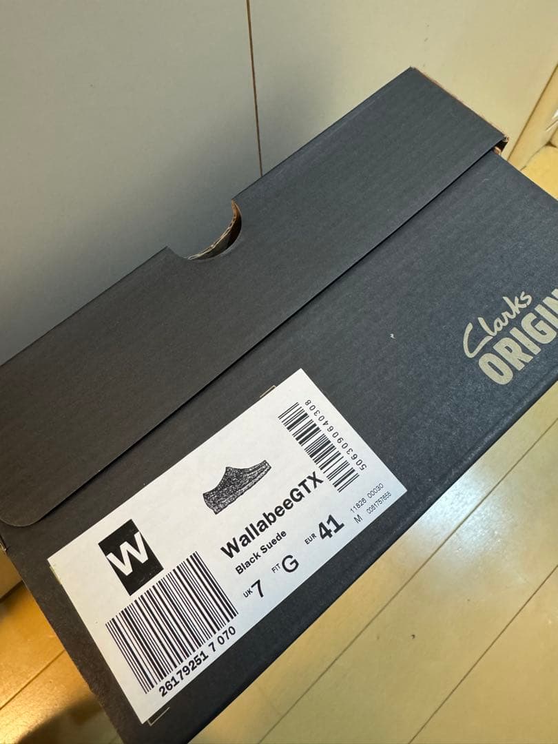 Clarks Wallabee GTX ブラック　UK7 25cm