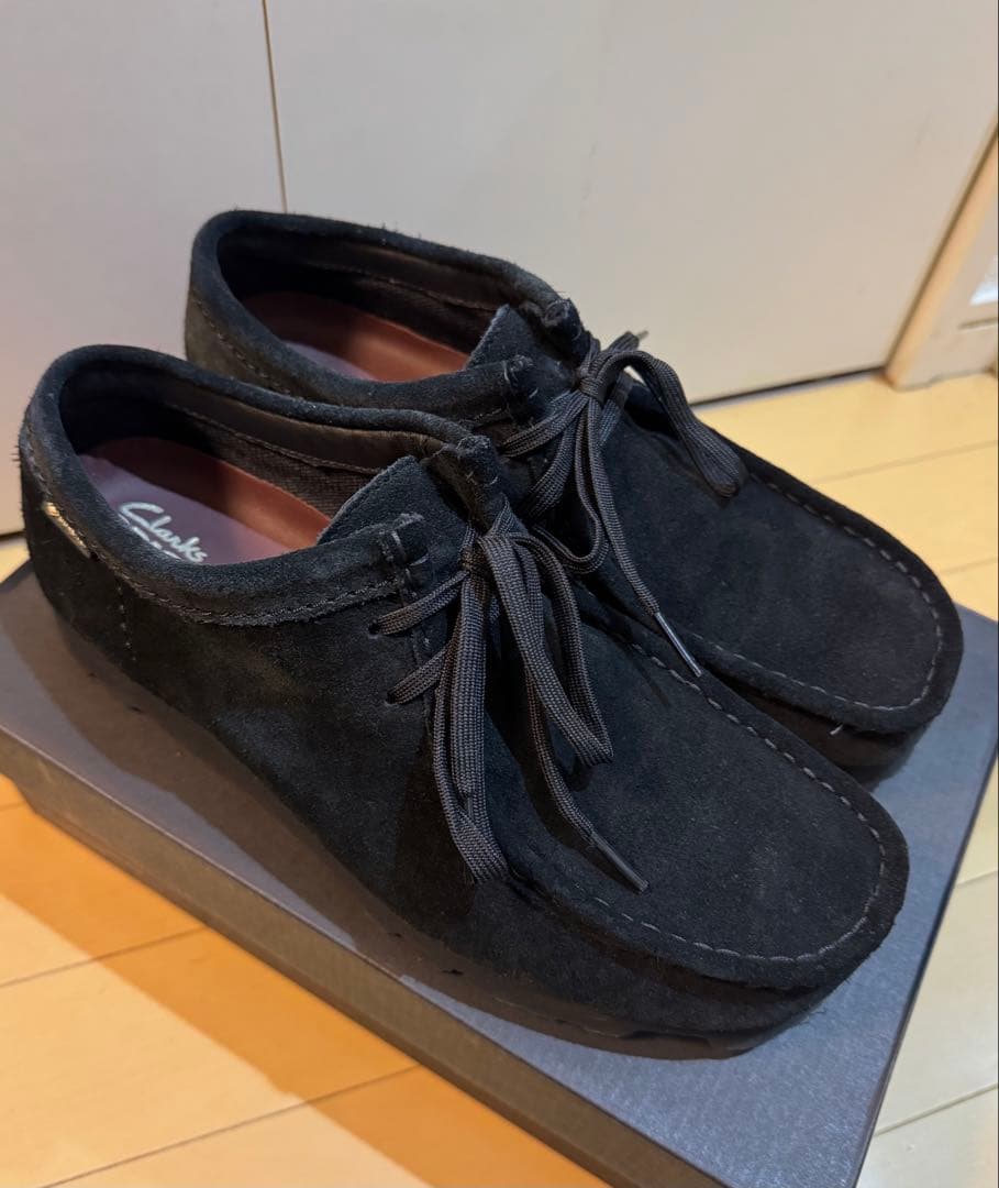 Clarks Wallabee GTX ブラック　UK7 25cm