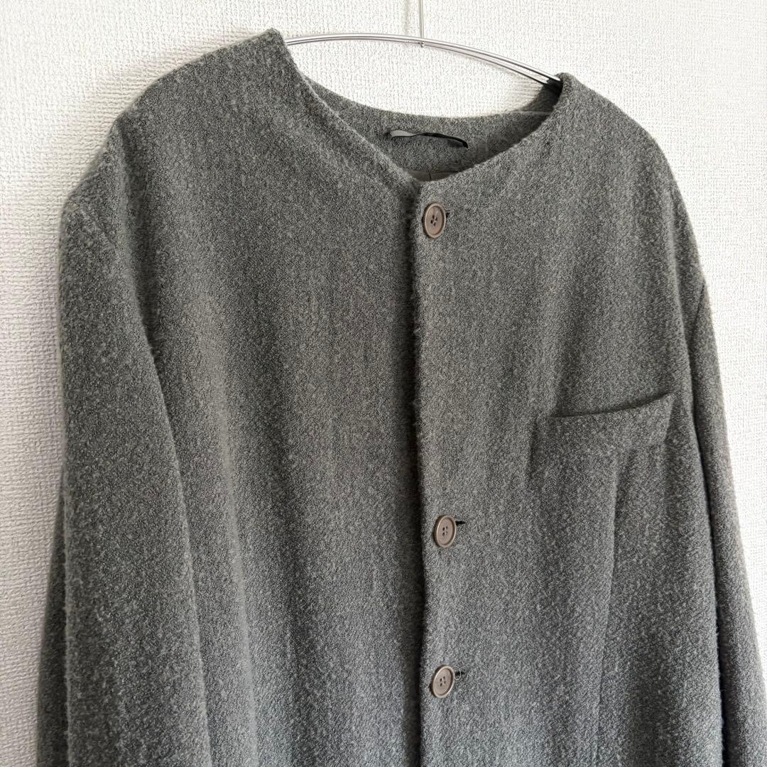 ジャケット・アウター 90s emporio armani collarless jacket 48