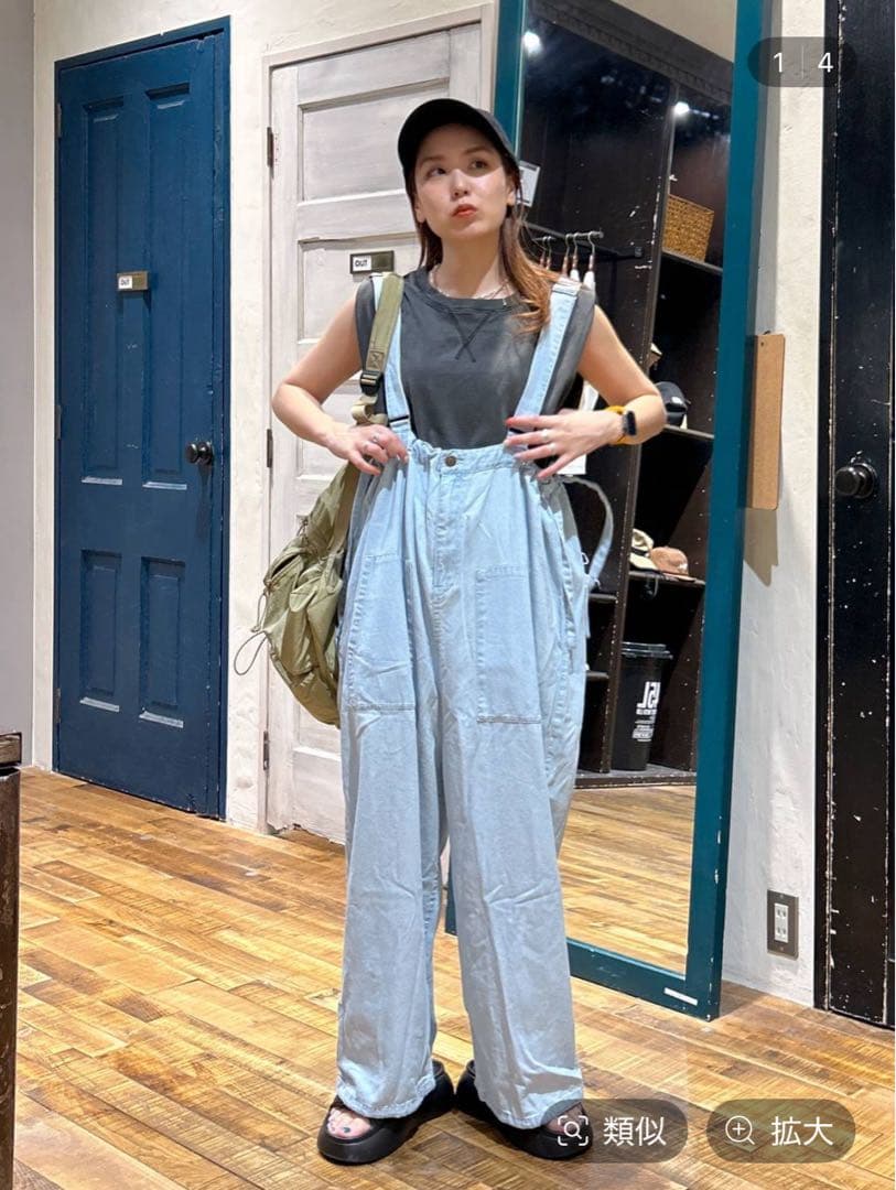 【人気スタッフプロデュース】イージーサロペット ニコアンド 新品