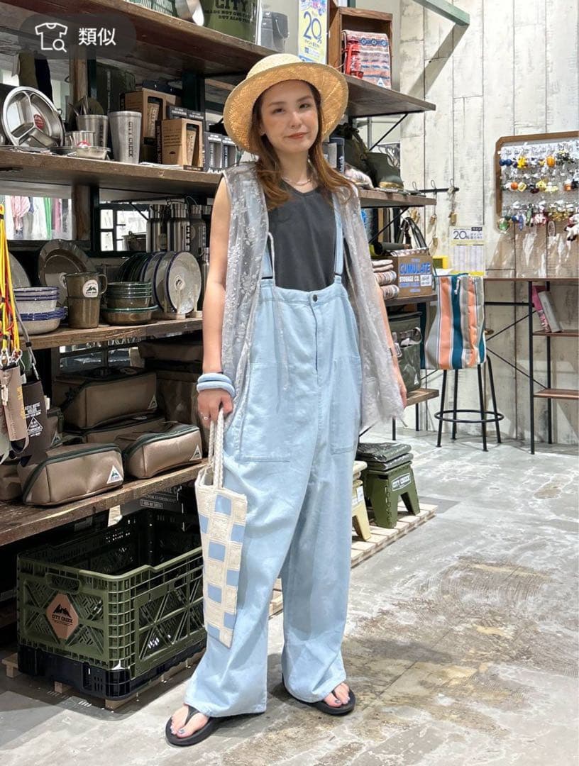 【人気スタッフプロデュース】イージーサロペット ニコアンド 新品