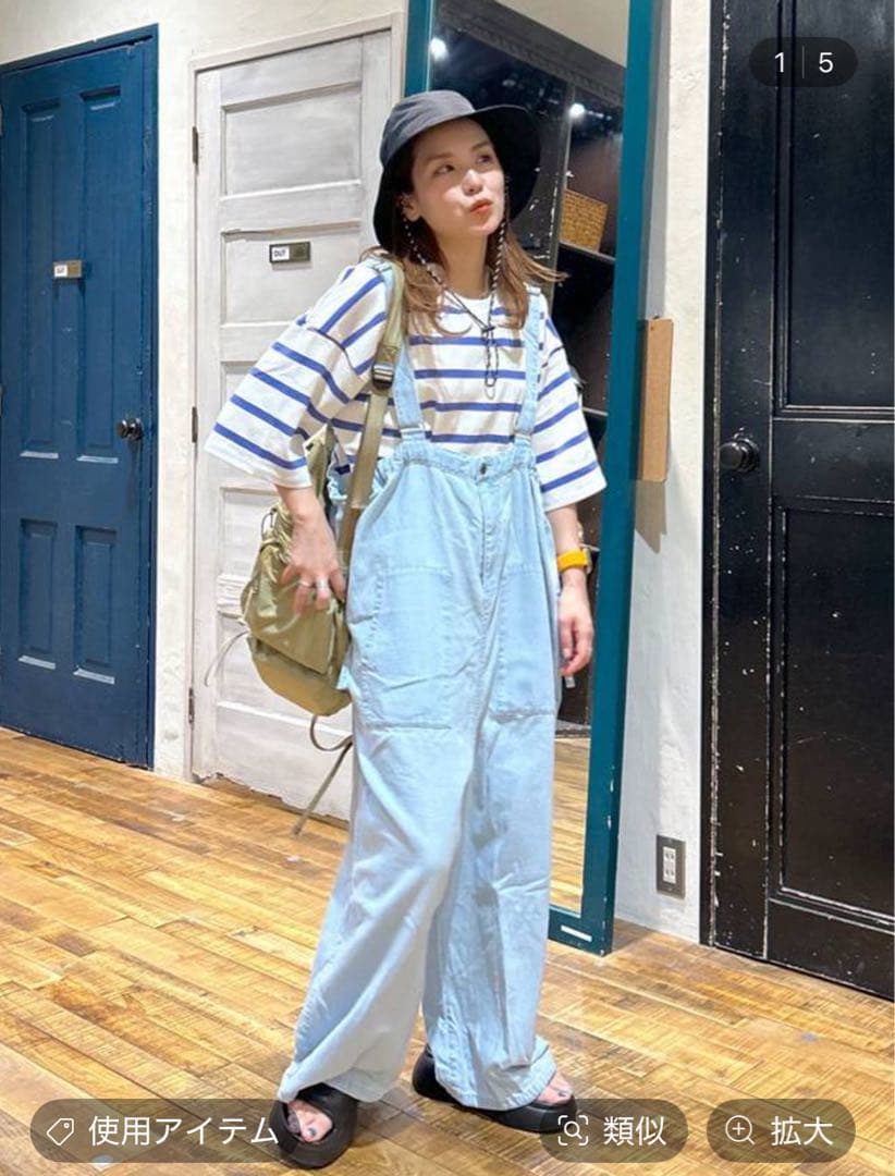 【人気スタッフプロデュース】イージーサロペット ニコアンド 新品