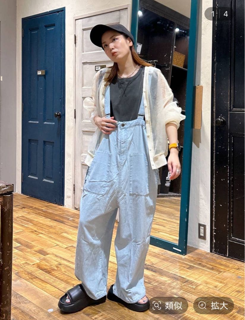 【人気スタッフプロデュース】イージーサロペット ニコアンド 新品