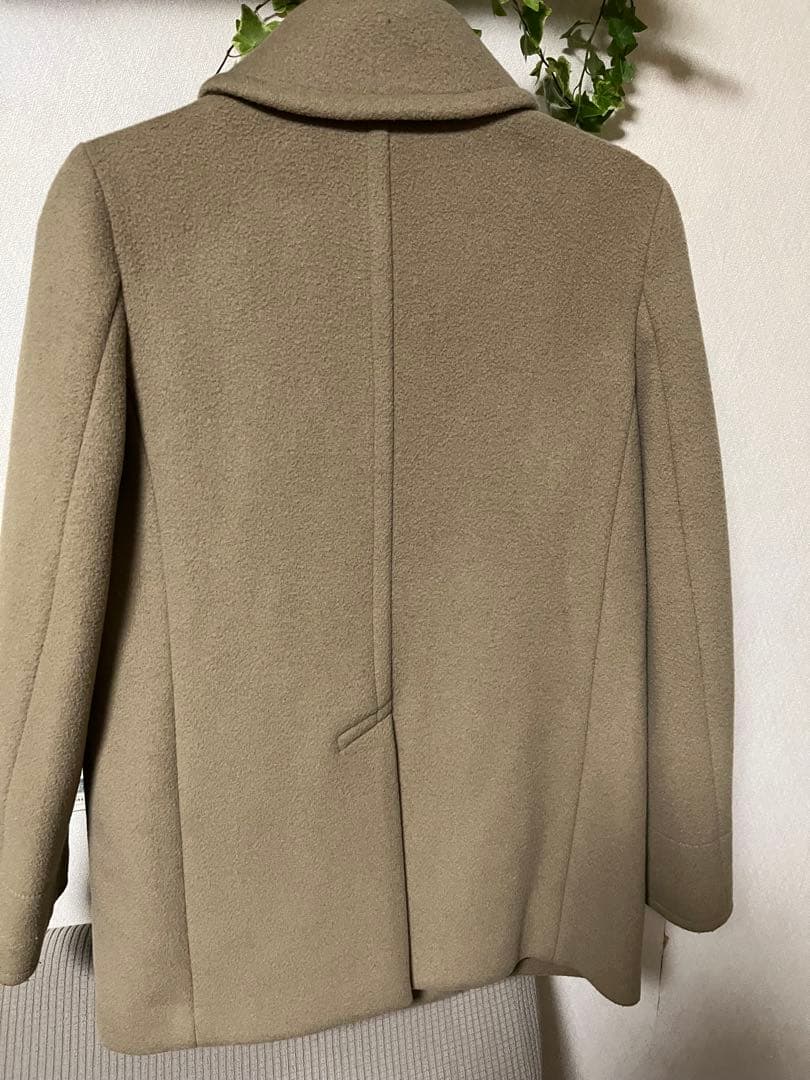 HYKE メルトンウール　ピーコート サイズ3