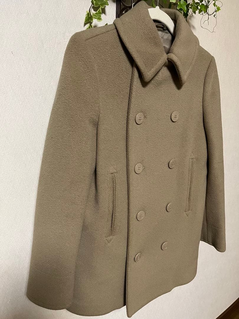 HYKE メルトンウール　ピーコート サイズ3