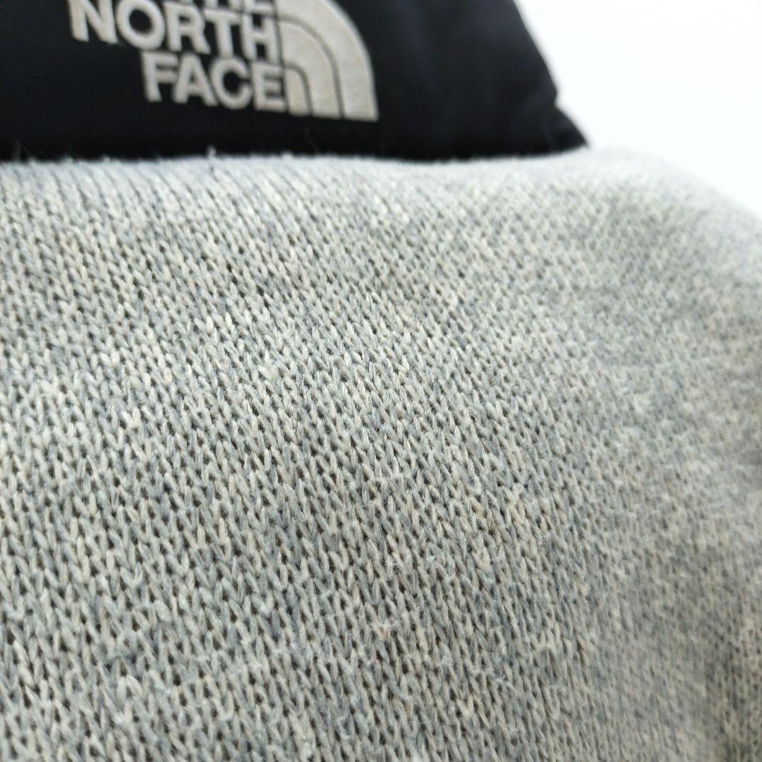 ノースフェイス ニット切替 ダウンベスト 70フィル グレー【XL】