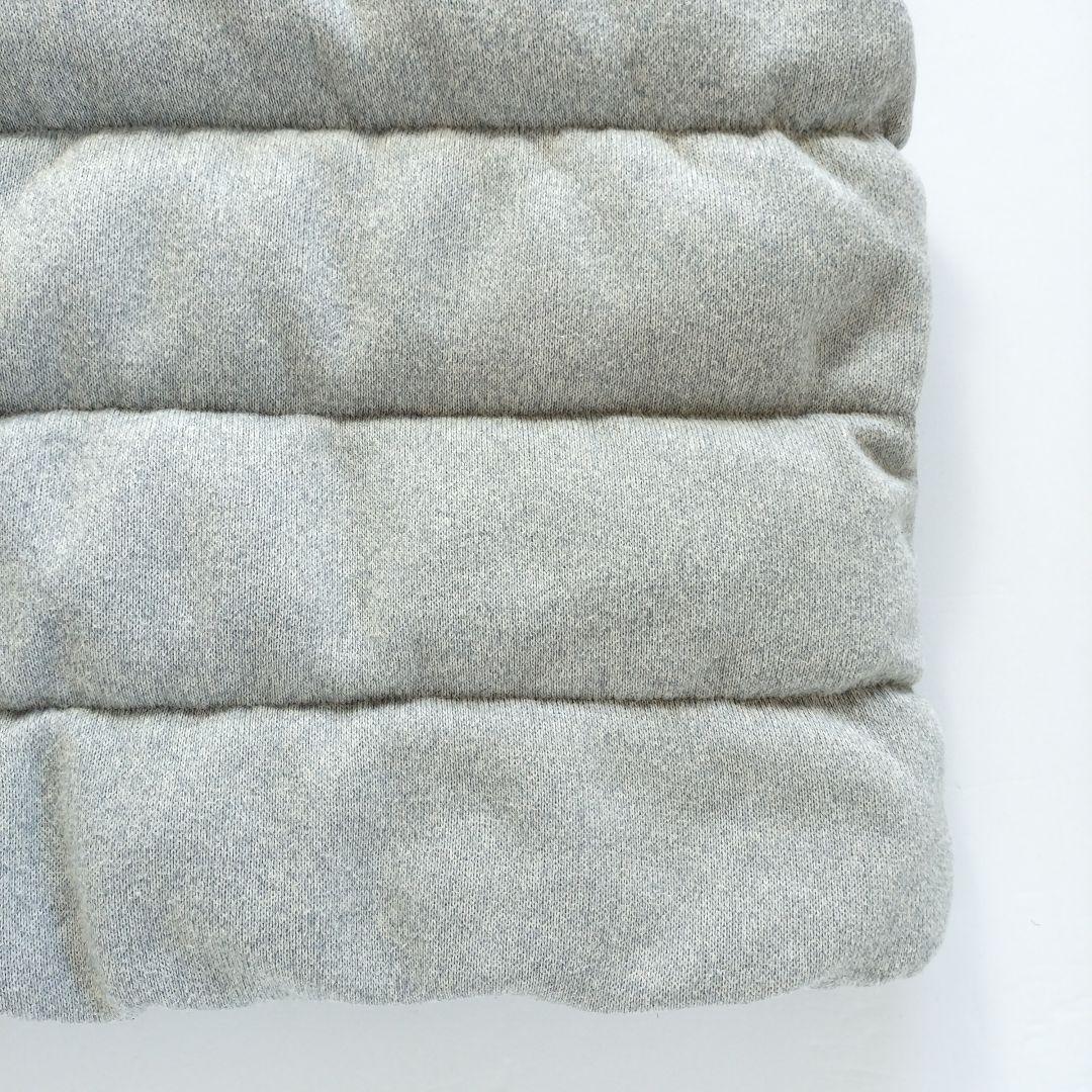 ノースフェイス ニット切替 ダウンベスト 70フィル グレー【XL】