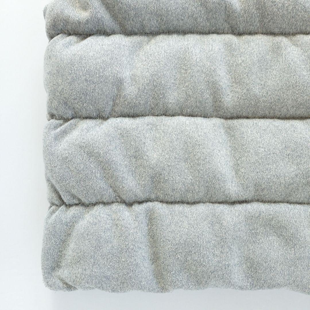 ノースフェイス ニット切替 ダウンベスト 70フィル グレー【XL】