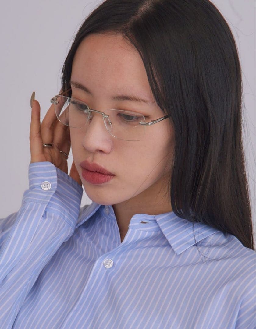 kpkp さん専用ADSR リムレスメガネ 値下げしました値下げ交渉OK