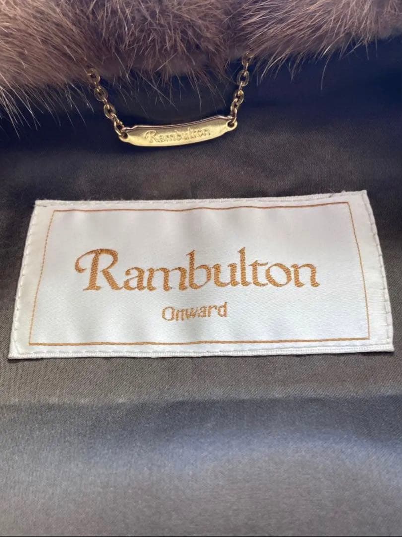 【美品】☆Rambulton Onward 高級 ミンクファー コート☆