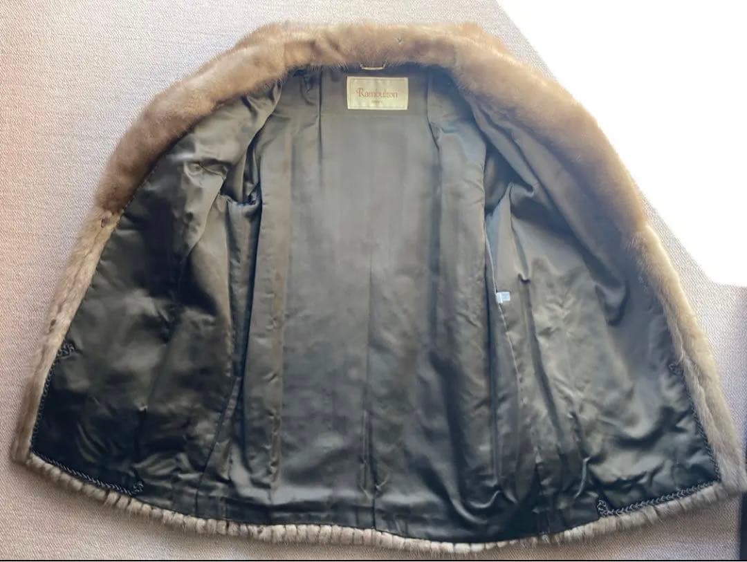 【美品】☆Rambulton Onward 高級 ミンクファー コート☆
