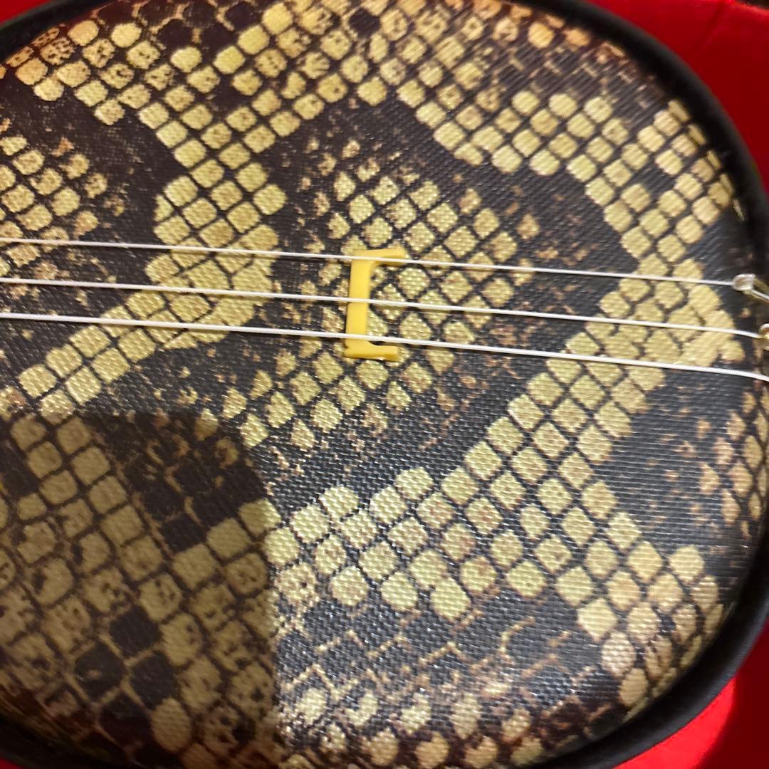 沖縄三味線　又吉　蛇革　ハードケース・鍵付