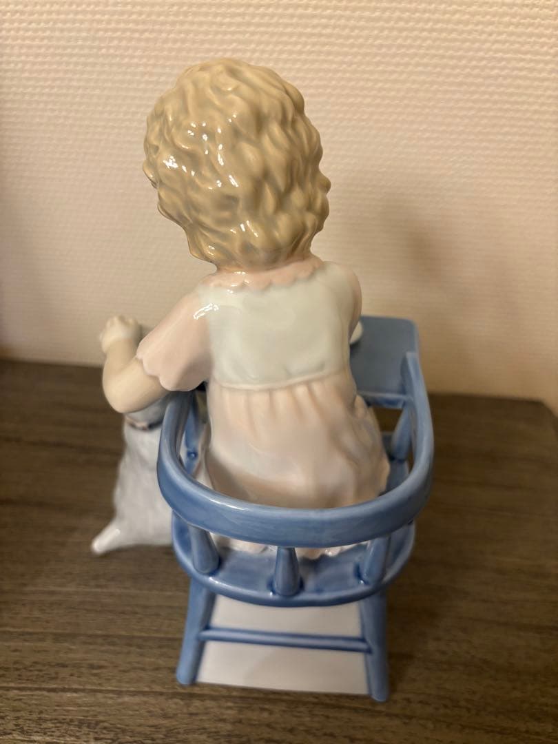 ロイヤルコペンハーゲン☆少女と犬☆新品同様