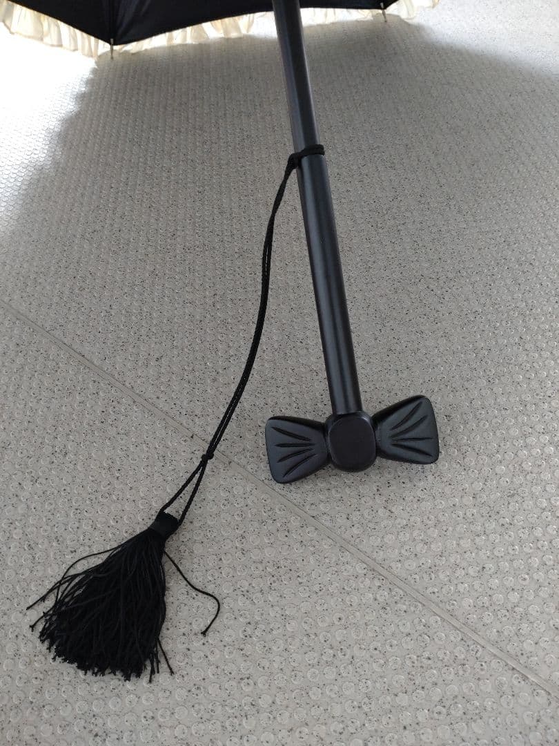 【最終価格】GUY DE JEAN ギドゥジャン パゴダ型 晴雨兼用傘 ブラック