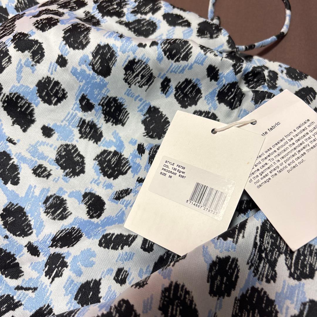 Ganni Jacquard Midi Dress 新品未使用タグ付き