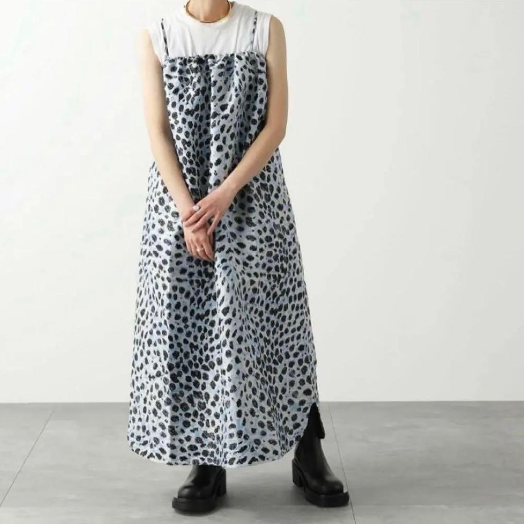 Ganni Jacquard Midi Dress 新品未使用タグ付き