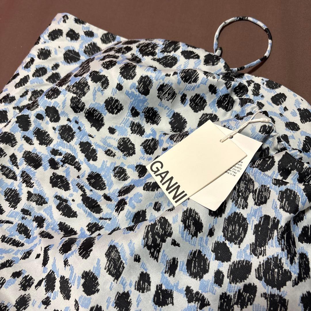 Ganni Jacquard Midi Dress 新品未使用タグ付き