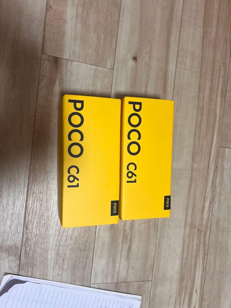 POCO C61 ホワイト 3GB RAM 64GB ROM 2 台