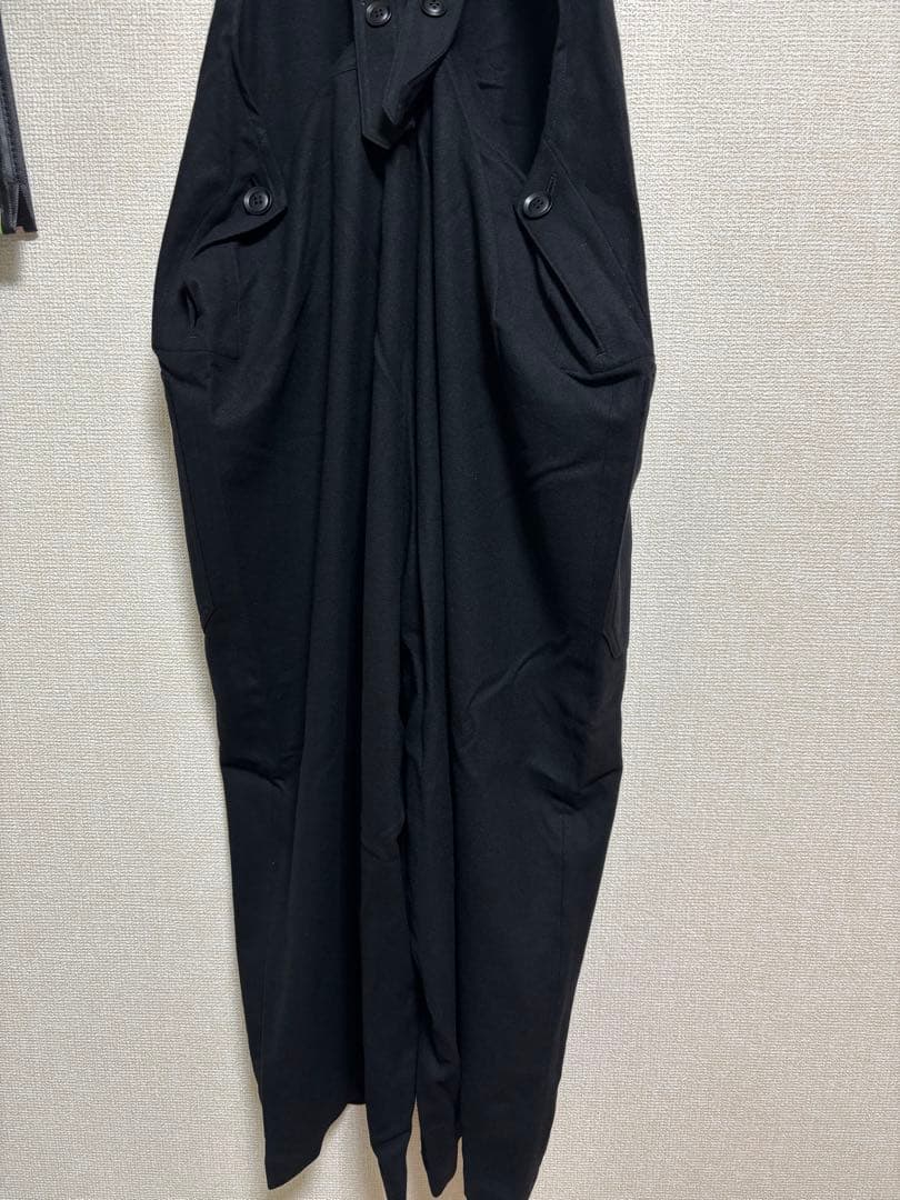 ワイズ ヨウジ ヤマモト オーバーオール YX-D02-107 ブラック