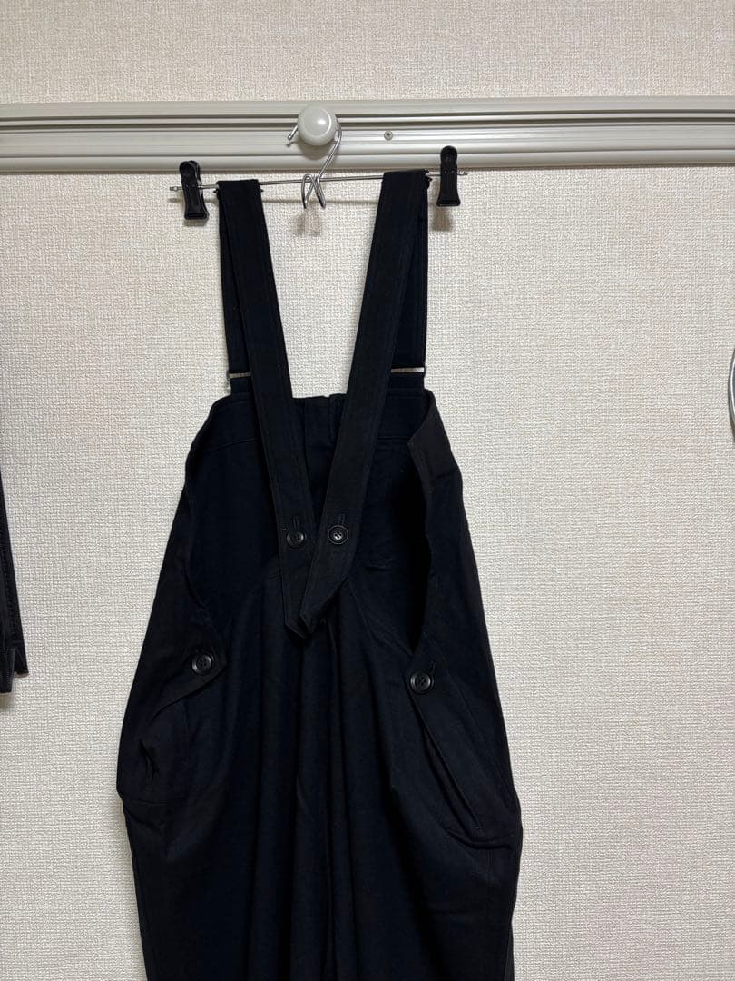 ワイズ ヨウジ ヤマモト オーバーオール YX-D02-107 ブラック