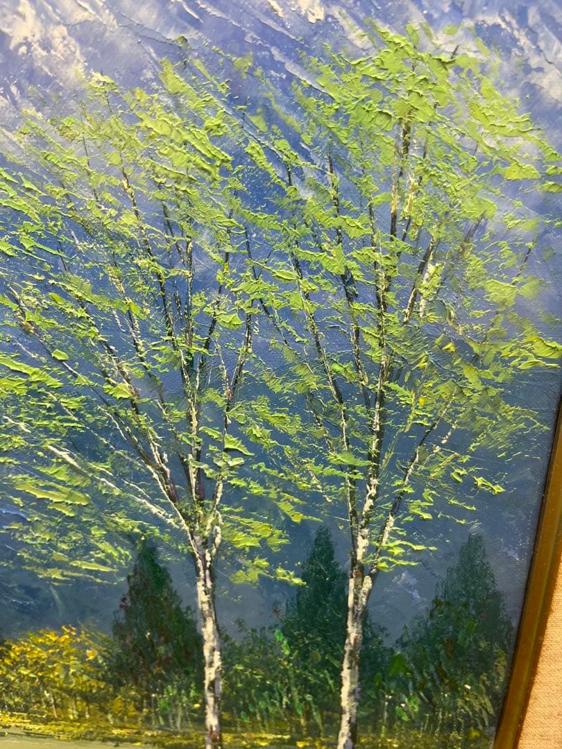 川島孝之　油絵　油彩　風景画　北アルプス